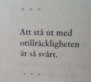 Ur Pia Dellsons bok Väggen